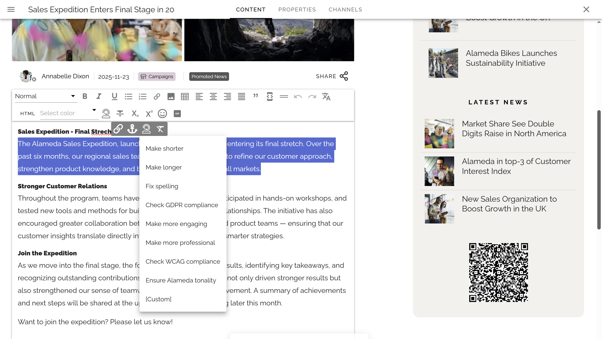 AI-supported intranet content creation tools for internal communications teams aligned with an intranet planning framework. AI-supported intranet content creation tools for internal communications teams aligned with an intranet planning framework.
