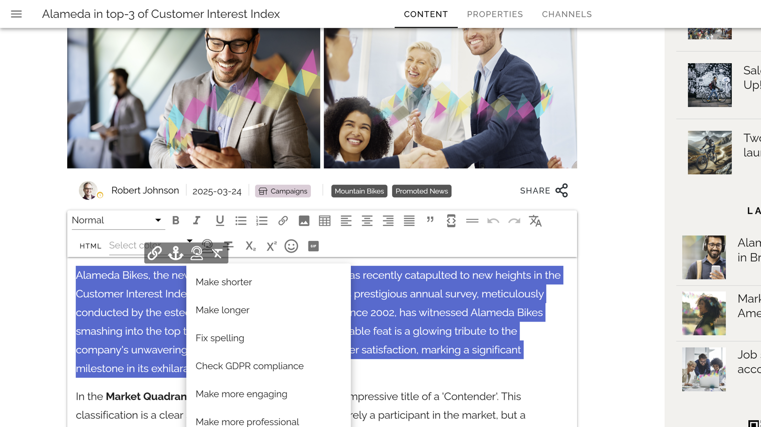Intranet Management: AI-driven intranet management identifying outdated and underused content Intranet Management: AI-driven intranet management identifying outdated and underused content