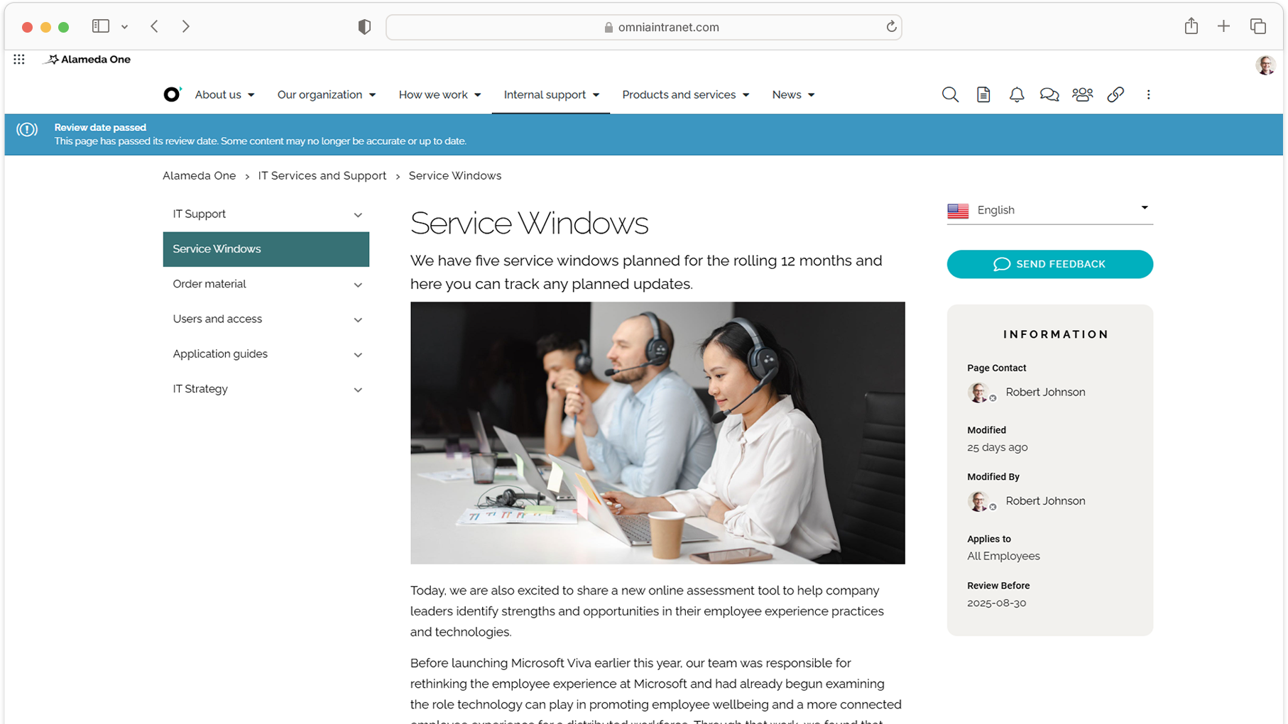Page Review & Suspend - Stay on top of content freshness with automated page reviews, notifications, and suspension options. Page Review & Suspend - Stay on top of content freshness with automated page reviews, notifications, and suspension options.
