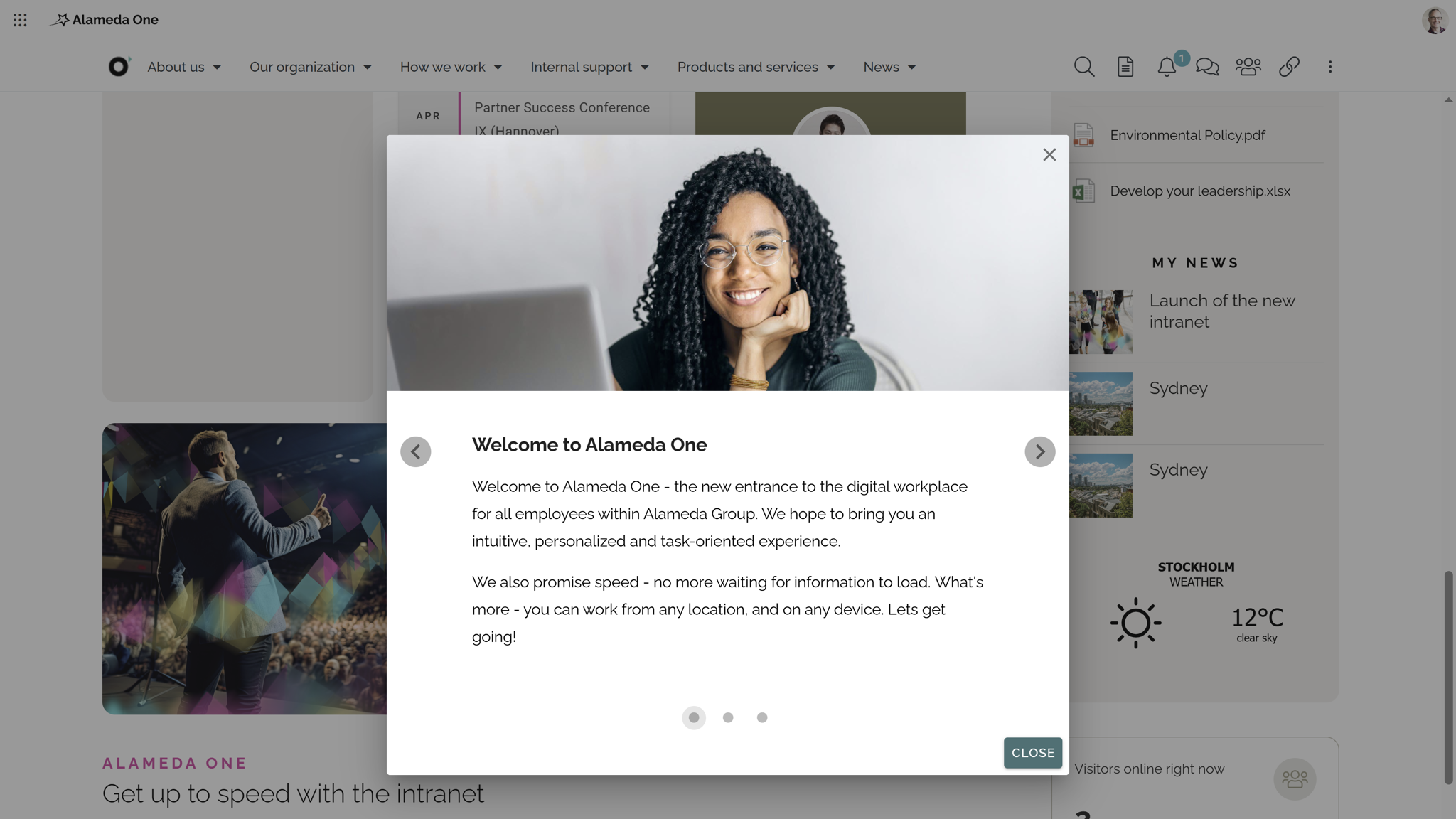 Employee onboarding using intranet tutorials to support adoption Employee onboarding using intranet tutorials to support adoption